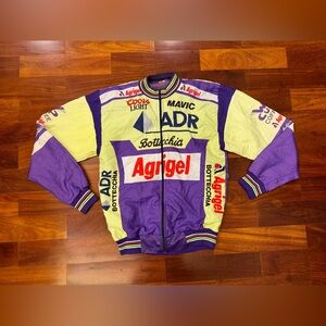 Vintage Cycling Jacket with Logos